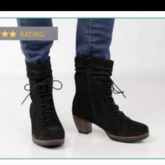 Wolky lace up suede boot dhofar size 38/7 - Picture 9 of 9